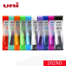 Uni 202ND – recharge de crayon à dessin mécanique spécial, fournitures de papeterie scolaire et de bureau de 0.3mm 0.5mm 0.7mm 0.9mm 1 pièces