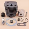 45mm Cylinder Head Piston Bearing Intake Manifold Gasket Kit For Husqvarna 55 51 50 Chainsaw Engine Motor Parts Nikasil Plate 2