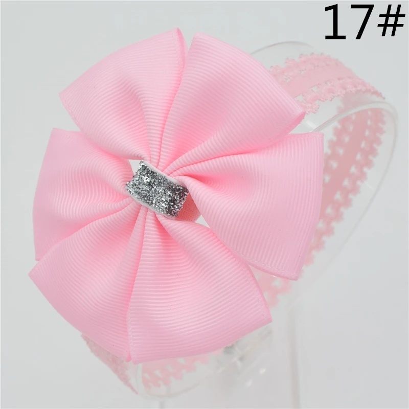 font b Baby b font girl hair bowknot ribbon Headband newborn toddler bow flower Hair
