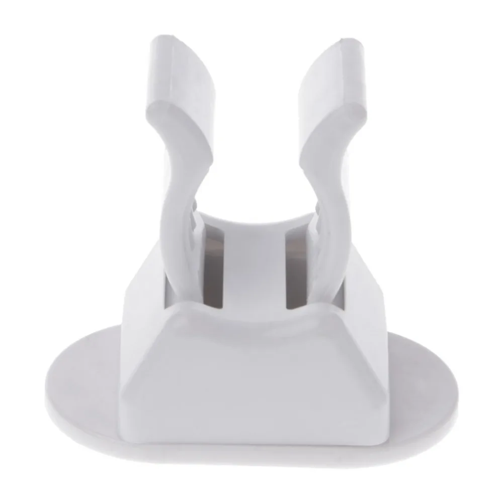 

Adhesive Broom Mop Holder Wall Mount Brush Hanger Spring Clip Home Organizer