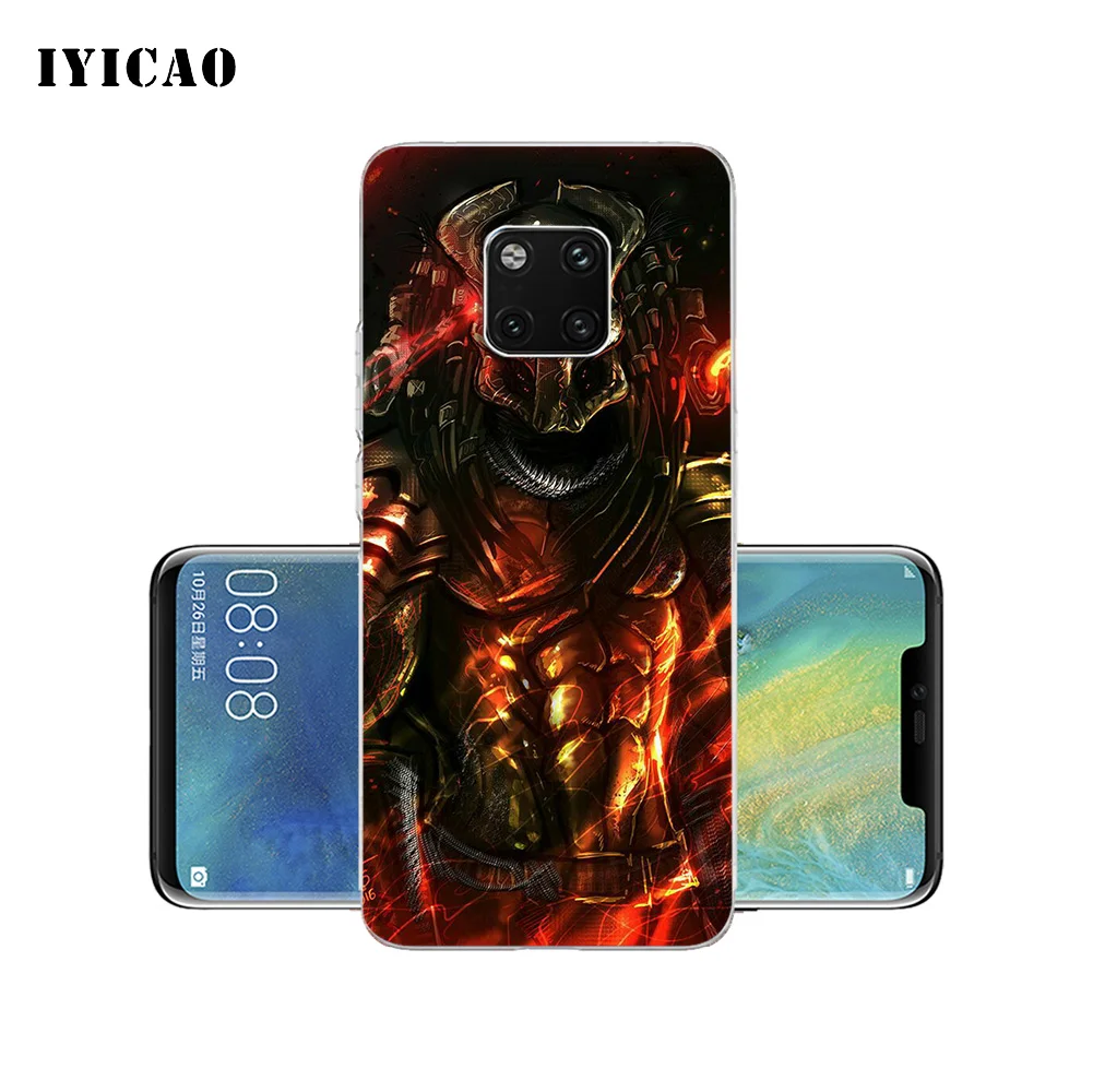 IYICAO хищник кино Мягкий силиконовый чехол для телефона Huawei Mate 10 20 Lite Pro Nova 2 2i 3 3i 4 TPU