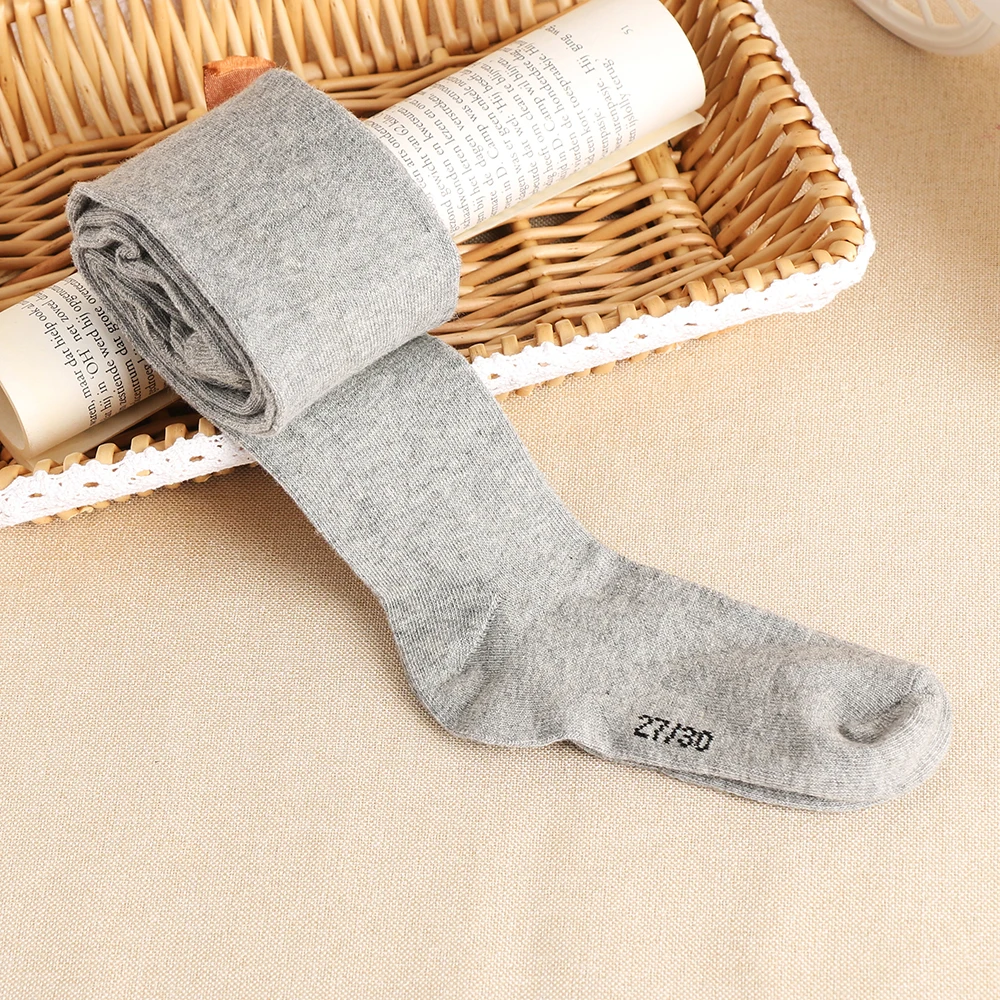 New Baby Girls Cotton Pantyhose Infant Winter Warm Knitted Tights Solid Color Soft Clothing For 0-6 Years Kids kids pantyhose ballet tights solid color pantyhose toddler tights