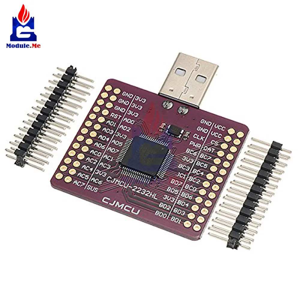 

CJMCU-2232HL USB to UART FIFO SPI I2C JTAG RS232 Module FT2232HL
