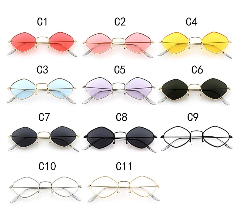 RBUDDY унисекс многоугольные шестиугольные солнцезащитные очки карамельного цвета брендовые Винтажные Солнцезащитные очки зеркальные женские солнцезащитные очки парные очки