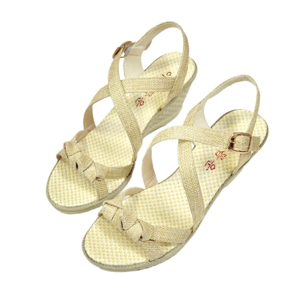 

2017 New Top sale Fish Head Women solid Color Sandals Buckle Shoes Casual Breathable Anti-Slip Sole High heel Sandals