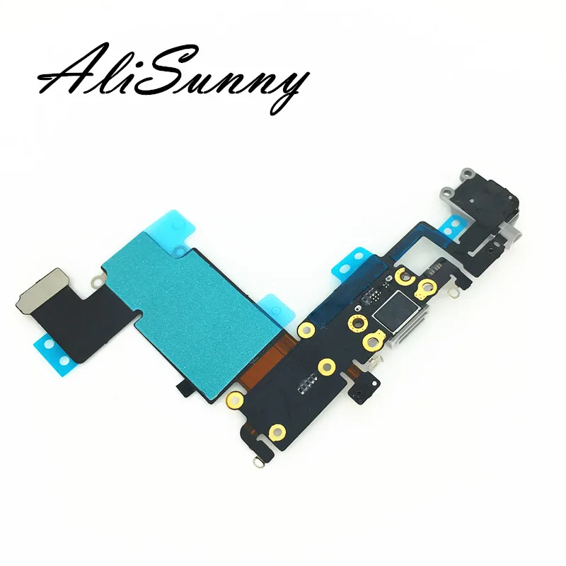

AliSunny 5pcs Charging Flex Cable for iPhone 6s 6SP Plus 4.7'' USB Dock Connector Charger Headphone Audio Jack Repair Parts