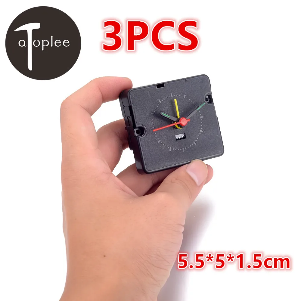 Atoplee 3PCS font b Electronic b font Alarm Clock Movement Kit Plastic Movement Mechanism Repair Parts