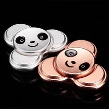Kawaii Игрушечные лошадки EDC металлическая рука Spinner Топ анти-стресс Непоседа Игрушечные лошадки пальца гироскопа декомпрессии панда Непоседа палец spinner