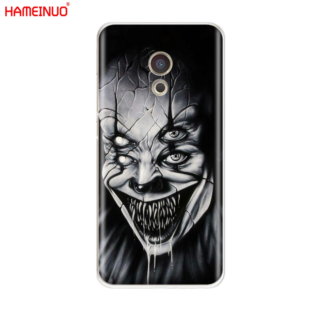 HAMEINUO The Clown Horror IT Cover phone Case for Meizu M6 M5 M5S M2 M3 M3S MX4 MX5 MX6 PRO 6 5 U10 U20 note plus