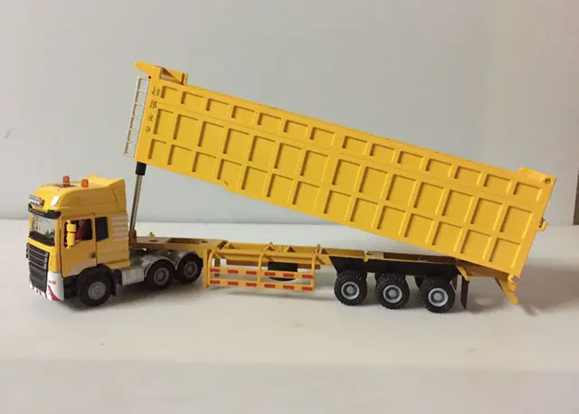 1 50 Scale Cast Metal Model Toy Construction Vehicles Semi Heavy 1 50 Scale Cast Metal Model Toy Construction Vehicles Semi Heavy Truck