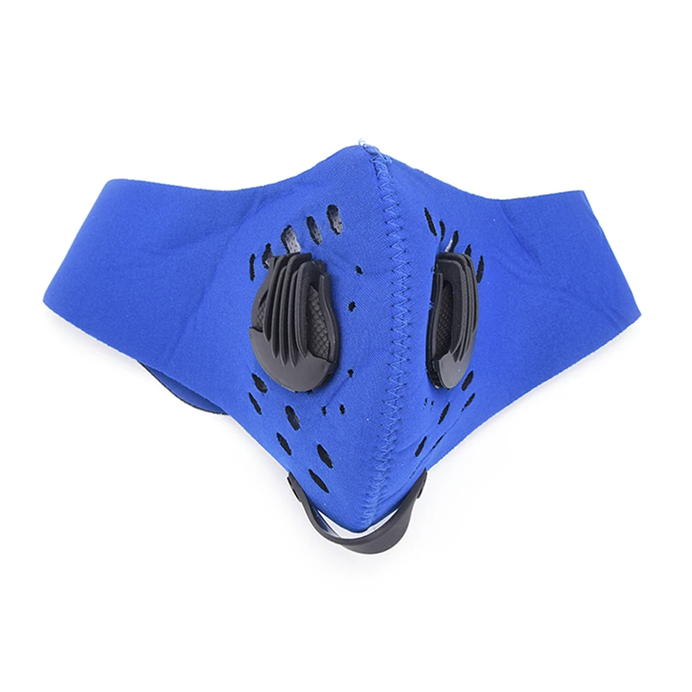 Фильтр с активированным углем, 3 цвета, PM2.5, противопылевая маска, ветронепроницаемая маска для лица, защищающая от бактерий, для велоспорта, спорта