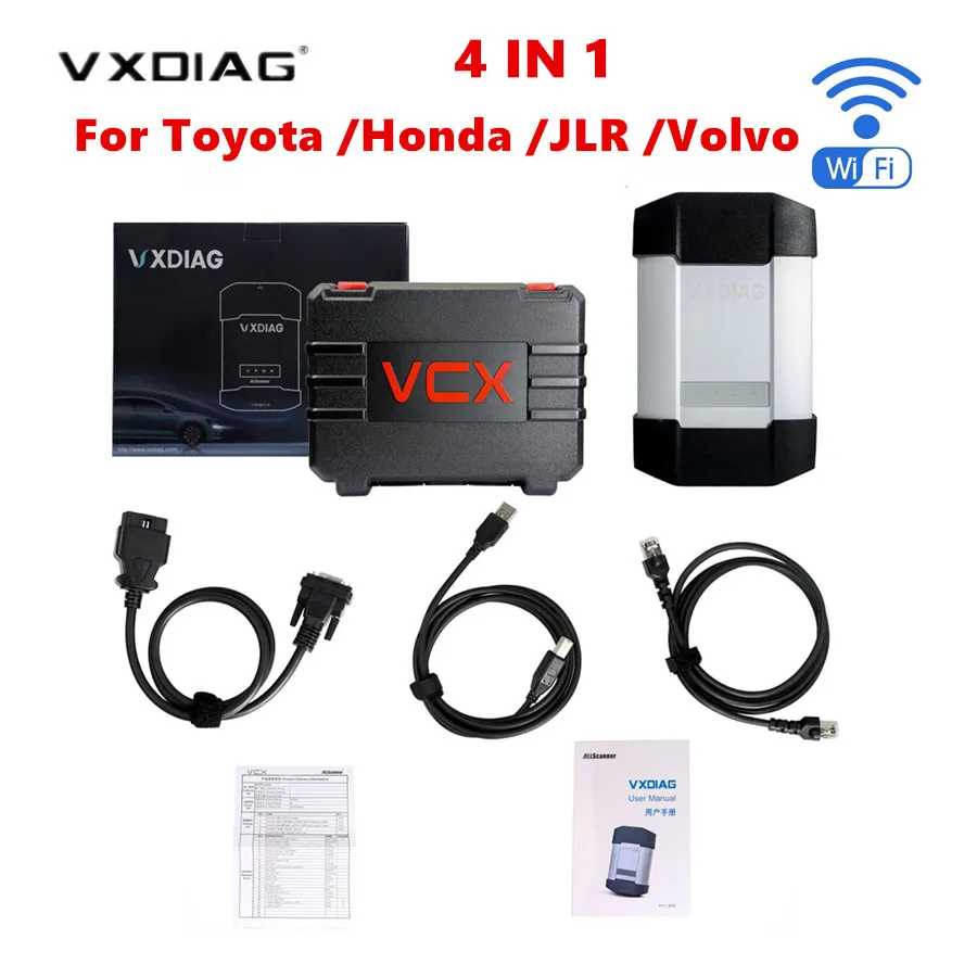 

WIFI VXDIAG MULTI Diagnostic Tool for Toyota /Honda /Land Rover/Jaguar JLR & for Volvo 4 IN 1 Scanner
