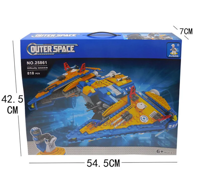 25861 818pcs Spaceship Space Constructor Model Kit Blocks Compatible LEGO Bricks Toys for Boys Girls Children Modeling 25861 818pcs Spaceship Space Constructor Model Kit Blocks Compatible LEGO Bricks Toys for Boys Girls Children Modeling