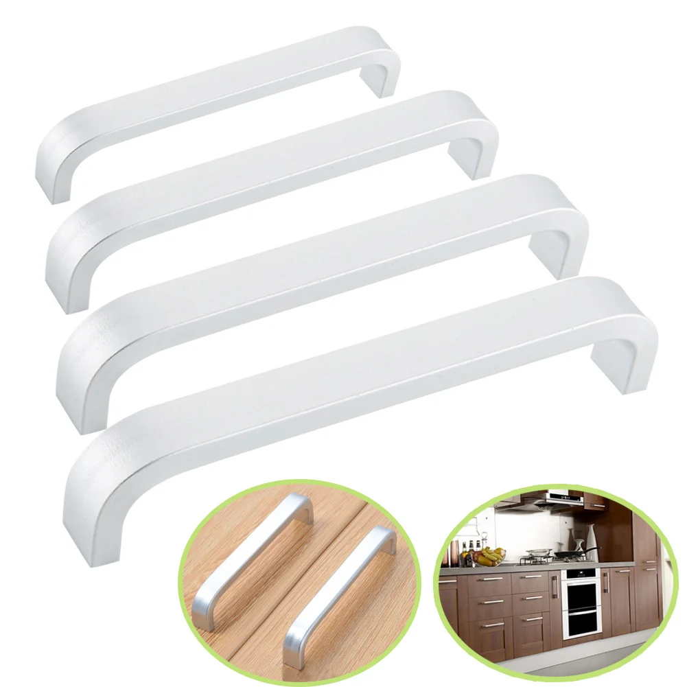 

Newest 1PC Aluminum Long Knob Cabinet Furniture Door Handles Knobs Bedroom Closet Dresser Kitchen Drawer Pulls -- JD9