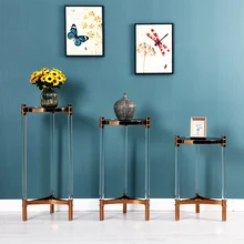 Простая Современная Балконная подставка для цветов Arcleigh Крытый пол гостиная многоэтажная полка из нержавеющей стали Рамка