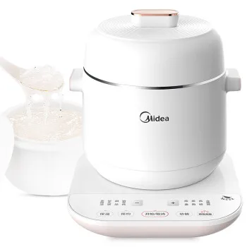 

30LK1808 Microcomputer Control Slow Cooker Ceramic Reservation Stew Pot LCD Display Multi Cooker Anti-dryer Protection 650W 0.8L