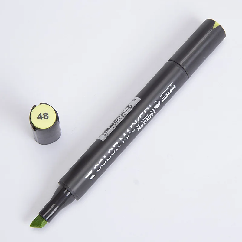 STA 1 шт. художественная маркер ручка художника двойная головка маркеры эскиз набор акварельные кисти перо вкладыши для рисования - Цвет: STA3203-088