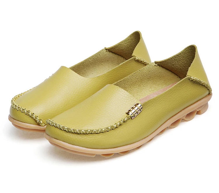 Women's Elegant Leather Flat Shoes-Style2