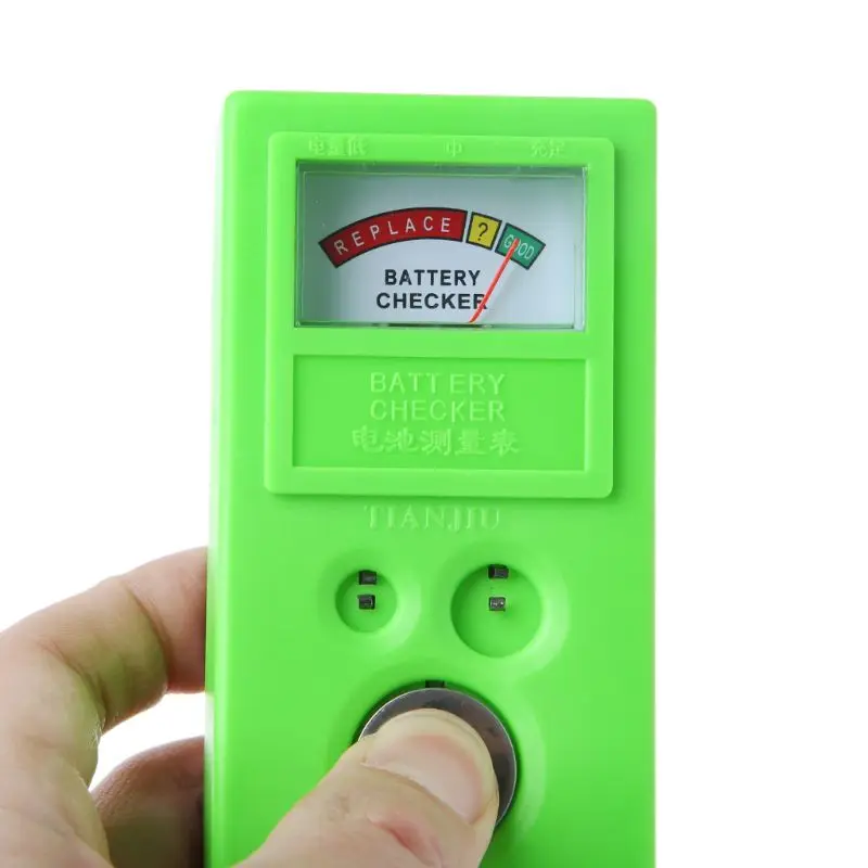 LR44 CR2032 CR2025 Watch Battery Checker Light Weight Button Cell Coin