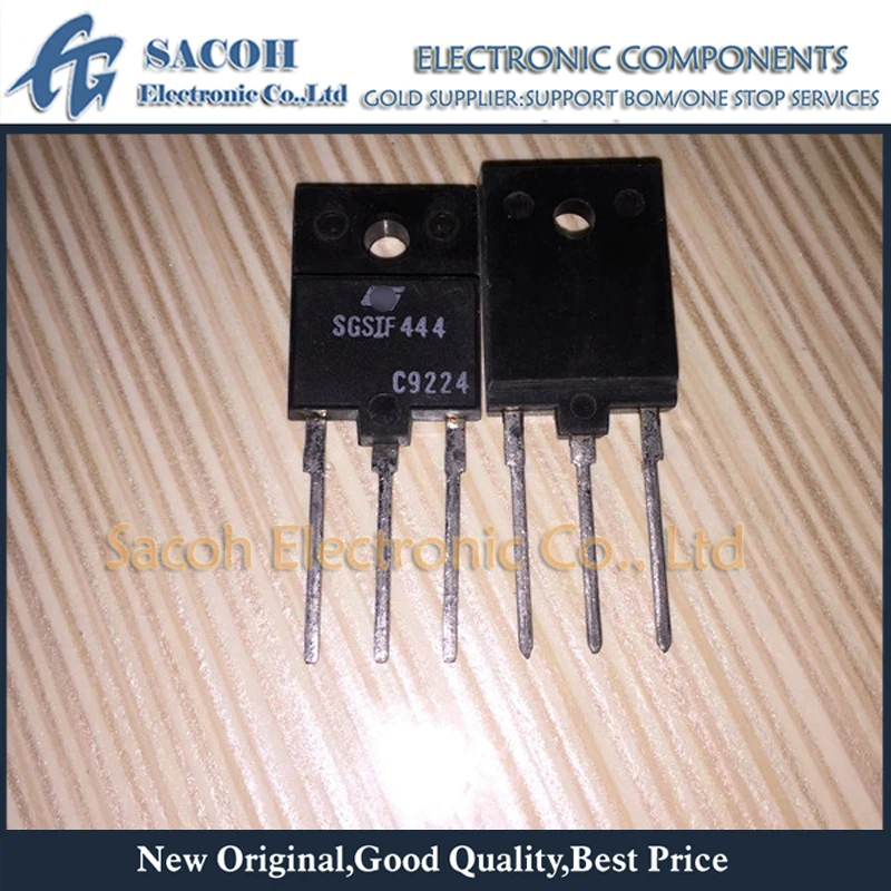 New Original 5PCS/Lot SGSIF444 TO-3PF 12A 1200V NPN High Voltage Power Transistor 5pcs dsei60 12a dse160 12a 60a 1200v fast recovery diode to 247