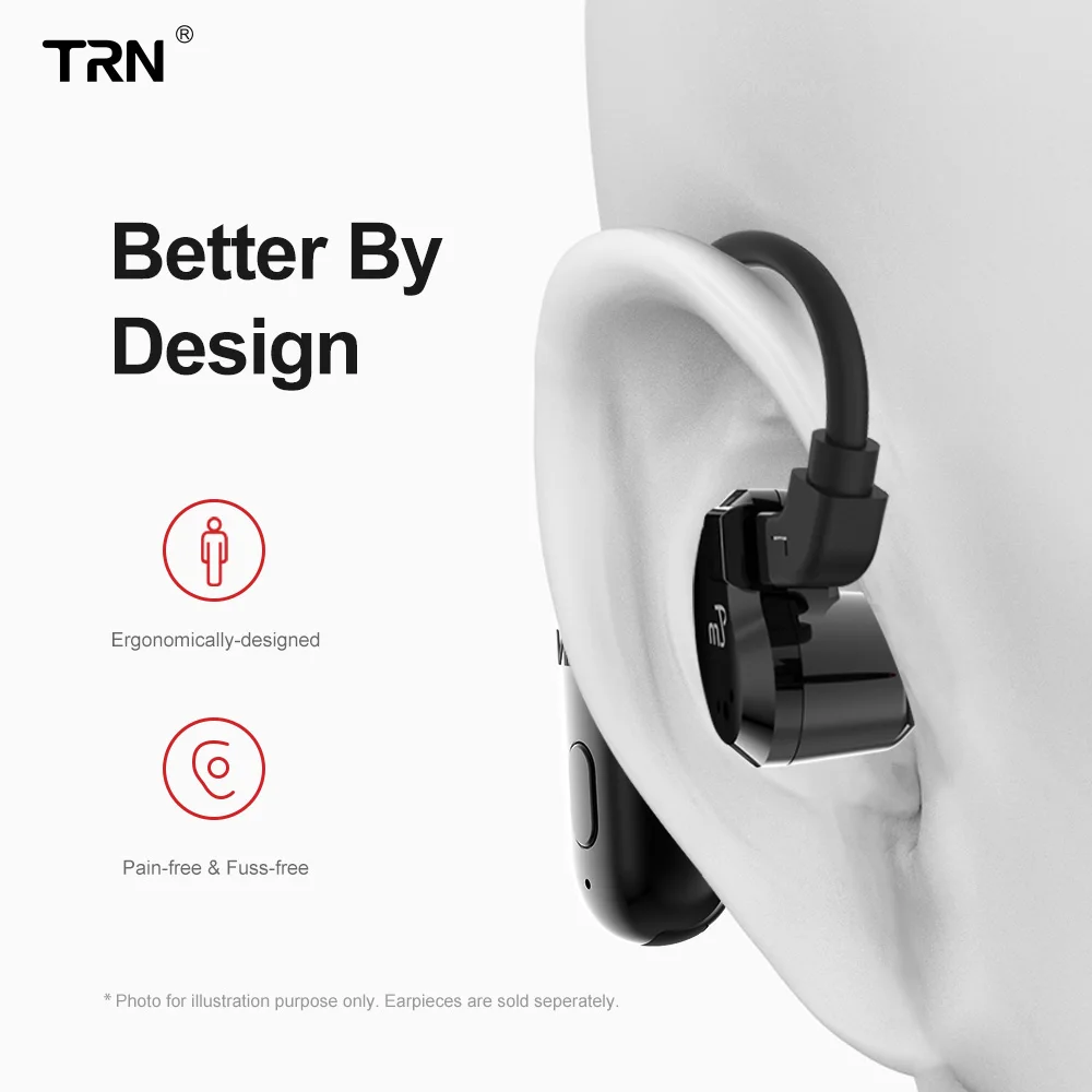 TRN BT20 Bluetooth 5,0 уши обновления кабель Бег Bluetooth гарнитура Кабель V80 ZST IM1 BT10 ZSN T2 ES4 ZS6 V30 T3 AS10 ZS10