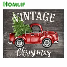 Бриллиантовый рисунок Рождество карты автомобиля «дерево» Алмазная картина собственные фото на заказ круглым/квадратный 5d diy Диамант краска(нидерландский) kerstkaarten