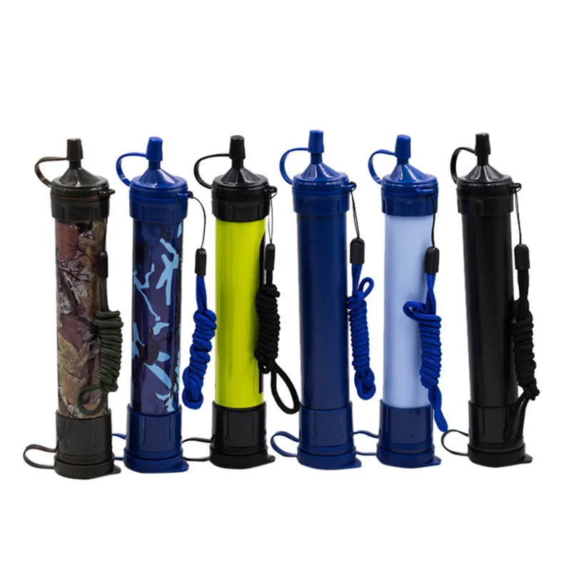 Portable Soldier Water Filter Purifier Hiking Camping Survival Emergency Outdoor Filter camping equipment #2y14 (1)