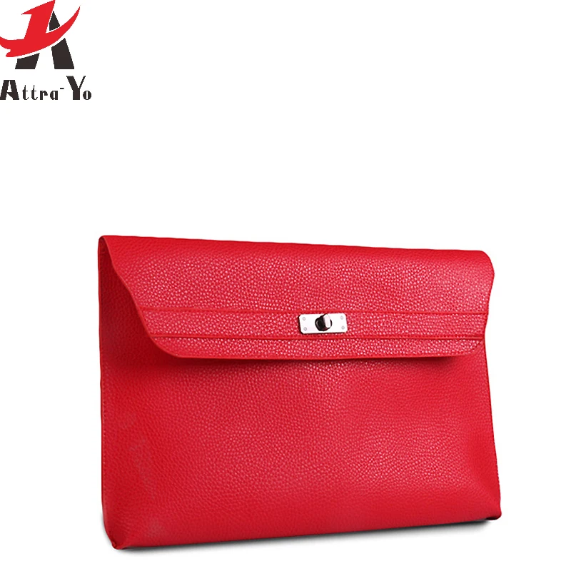 

Atrra-Yo Clutch Female Bag Brands Luxury Women Leather Handbag Designer Girls's Envelope Bag Ladies Fashion Bolsas Feminina