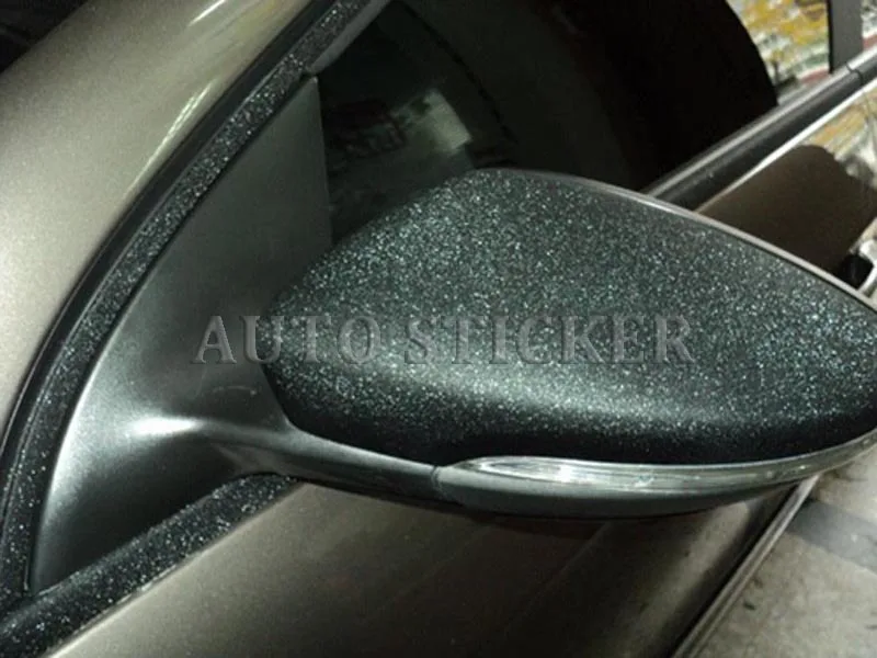black sandy glitter vinyl sticker (31)
