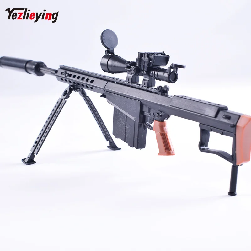 

1/6 Scale Military 4D Gun Model Toy Set Soldier accessories Weapon Barrett M82A1 Sniper Rifle Series For 12inch Action Figures