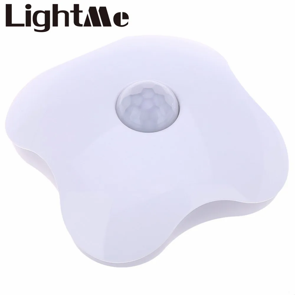 

PIR Motion Sensor LED Night Light Clovers Body Induction Night Lamp With Light Control Closet Cabinet Toilet Lamps