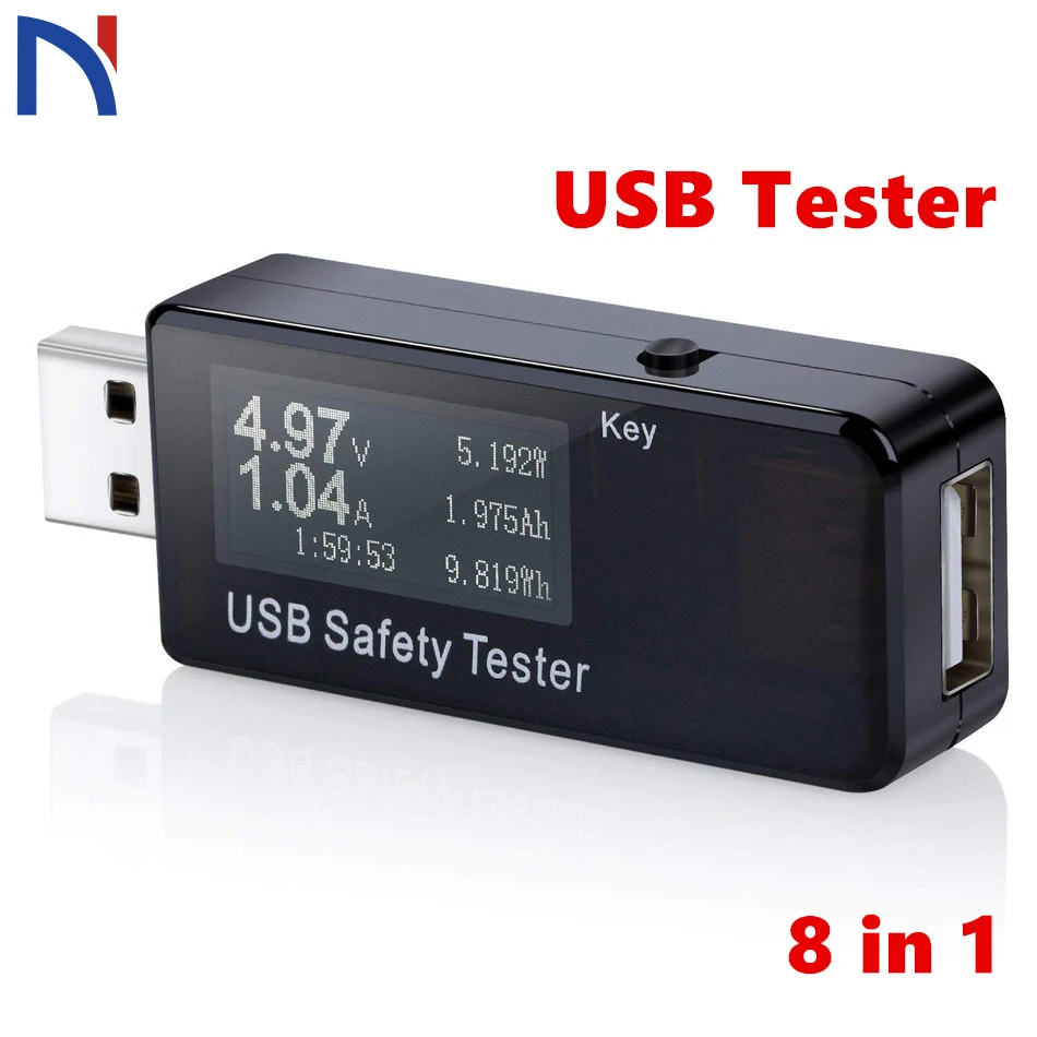 USB тестер с цифровым дисплеем 3 30 в функцией быстрой зарядки|Измерители
