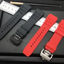 Мягкий качественный 25 мм натуральный мягкий силиконовый резиновый ремешок для часов Richard Watch Mille ремешок для браслета Пряжка пружинный бар Бесплатные инструменты