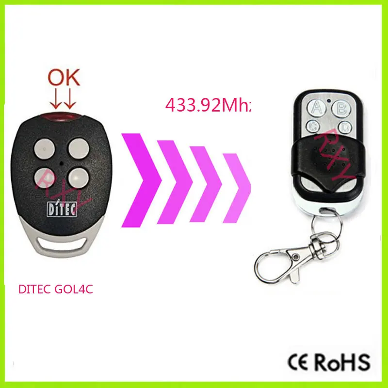 

DITEC GOL4C Kompatibel Handsender,Ersatz, Remote control transmitter replacement