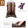 DIDE Men's Backpack Leather Waterproof Laptop Backpacks For Male Mochila Vintage Casual Travel Back Pack Bag Preppy School Bag ► Photo 3/6