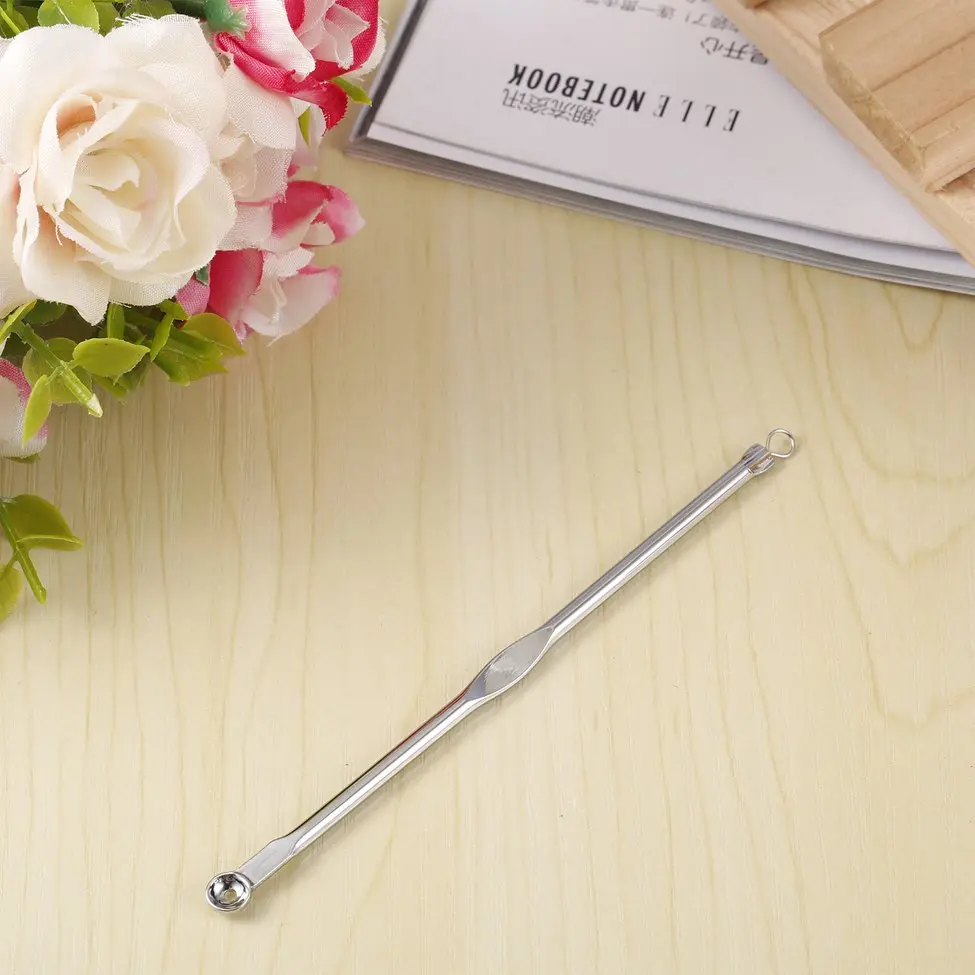 10 шт. Серебряный Черноголовых комедона Угри Пятна Extractor Remover Косметическая