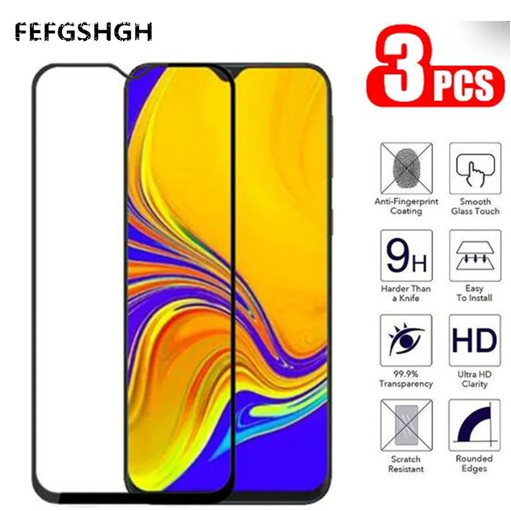 Защитное стекло закаленное для Samsung Galaxy A10 M10 M20 M30 M40 | Мобильные телефоны и