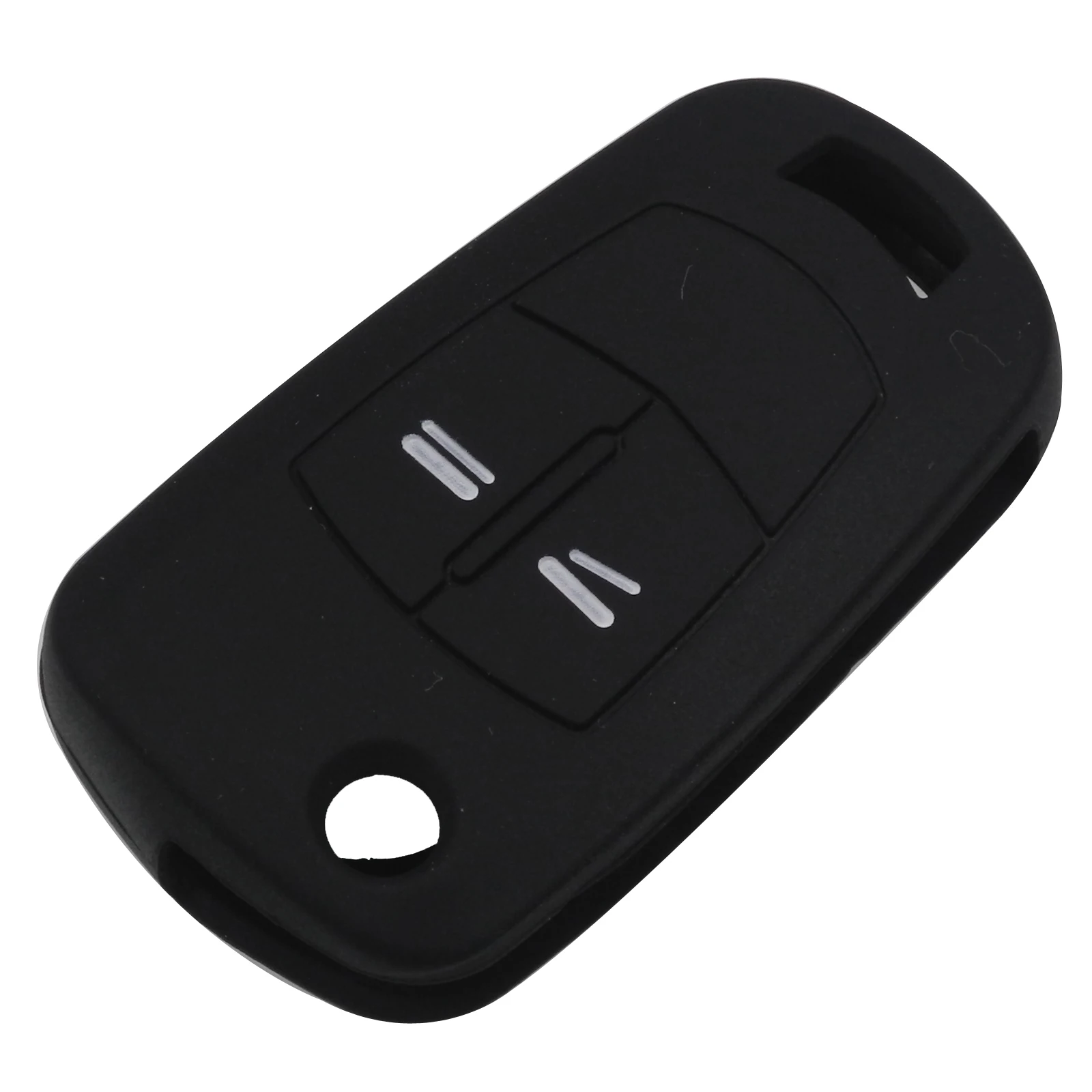 Keyforkess 2 pulsanti Flip Remote pieghevole Car Key Cover Fob Case per Vauxhall Opel Corsa Astra Vectra Signum Cover in Silicone -
