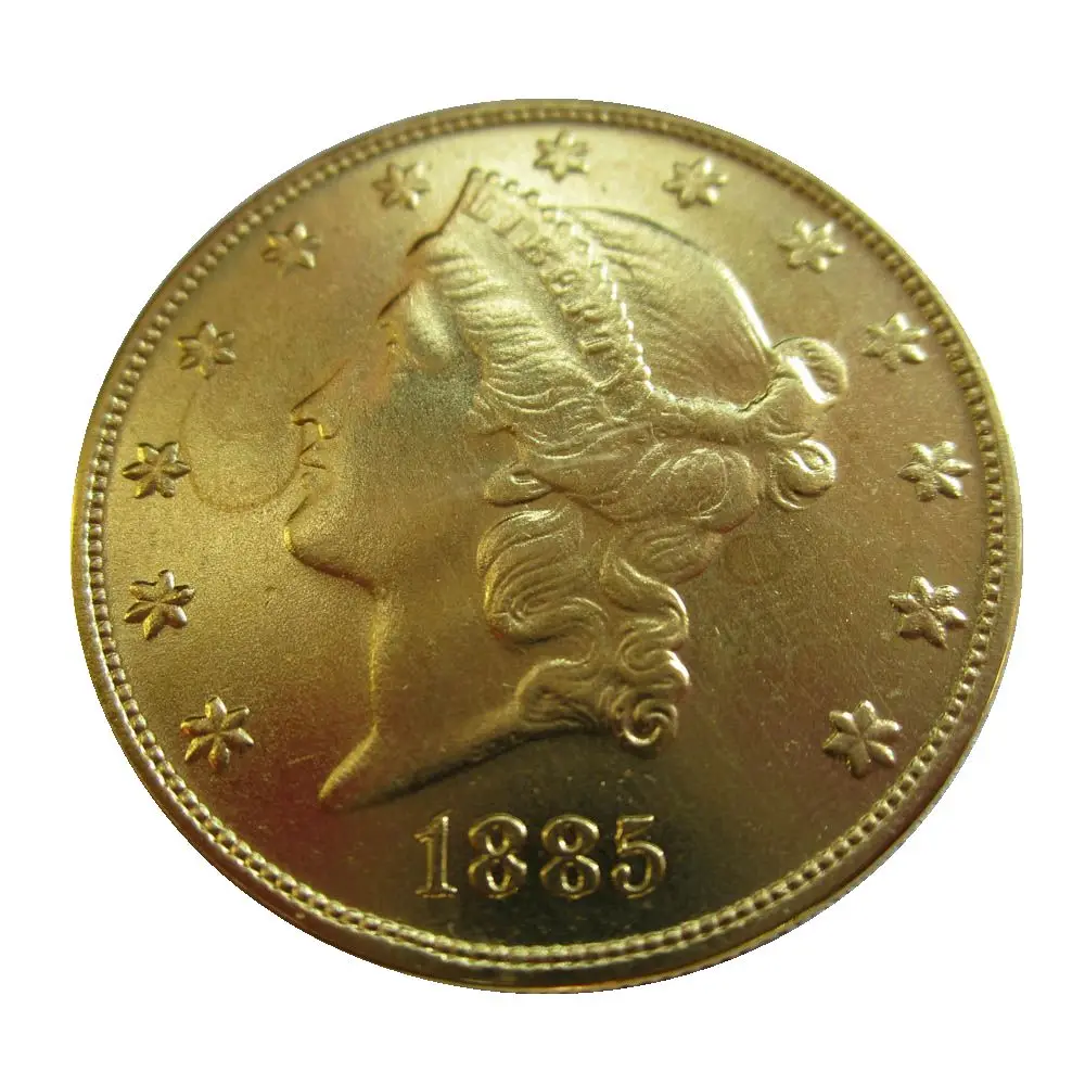 Дата 1883 1883-CC 1883-S 1884 1884-CC 1884-S 1885 1885-CC США золотые в виде(девиз на обратной стороне)$20 золото копия монет