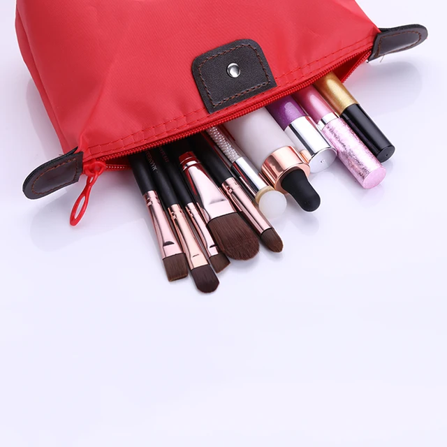 Cheap Portable Cute Makeup Bag Dumpling Shape Waterproof Foldable Pink Storage Handbag Cosmetic Accessories Cheap Portable Cute Makeup Bag Dumpling Shape Waterproof Foldable Pink Storage Handbag Cosmetic Accessories