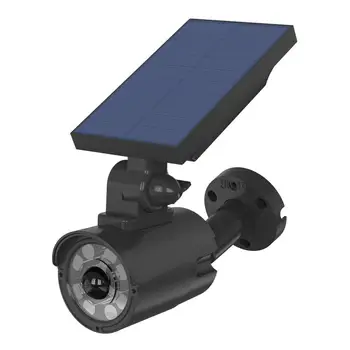 

IP66 Waterproof Solar Powered Spotlight Simulation Camera Wall Light Led Pathway High imitation camera wall light flood light