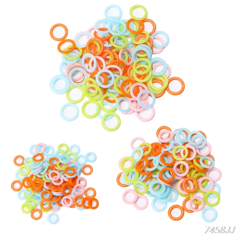 

100Pcs Colorful Knitting Crochet Locking Stitch Marker DIY Craft Weave Tools Knitting Crochet Holder Needle Clip Z03