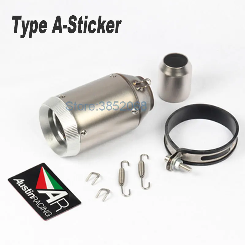 Motocicleta AR Austin Racing Car Escape moto AR calle bombardeo Escape para Ninja ZX6R GSX600 Z750 FZ1N R6