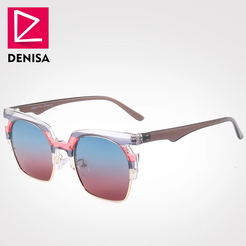 Солнцезащитные очки DENISA G55944 для мужчин и женщин поляризационные квадратной
