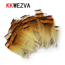 Attractive 50pcs Cambo Turkey Marabou Blood Feathers Fly Fishing Tying Material Lure Making/ Imitate Insect Hooks Pesca