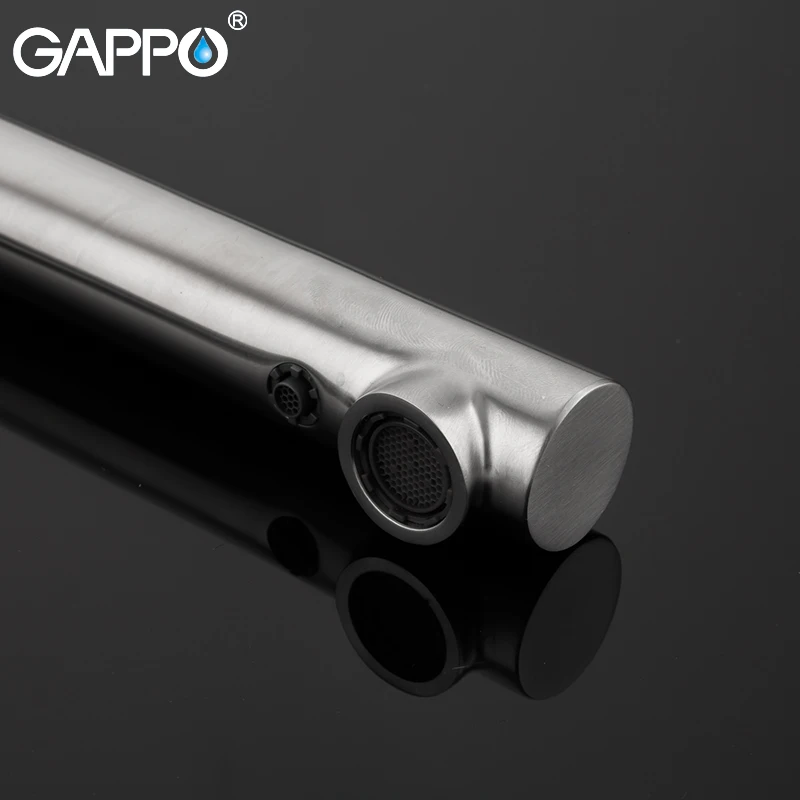 GAPPO 304 кухонные краны из нержавеющей стали для холодной и горячей воды смесители