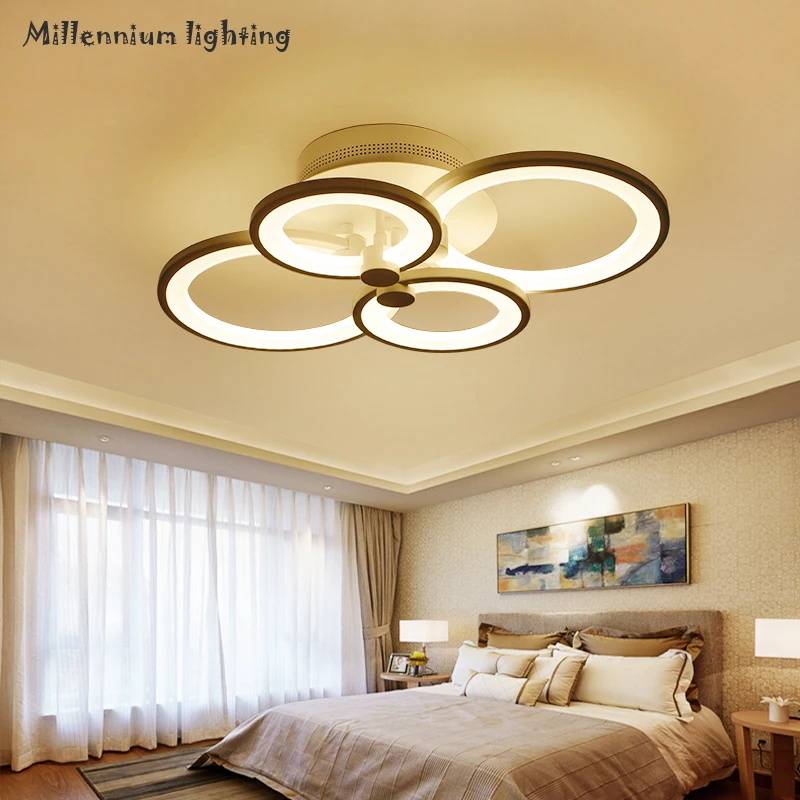 Modern minimalist round LED ceiling lamp personality creative living