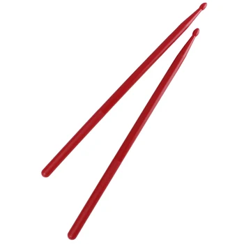 

XFDZ-1 Pair 5A Drumsticks Stick Nylon for Drum Lightweight for Drummer Durable COLOR:Red