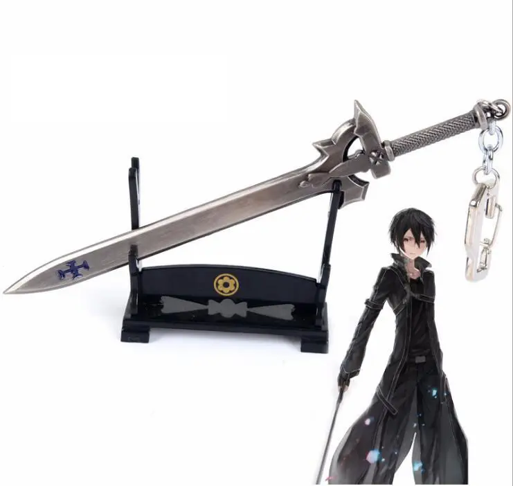 

Cartoon Toys Cosplay Sword Art Online SAO Tongren Black Sword Children Swordsman Toys Model Cos Weapons Props