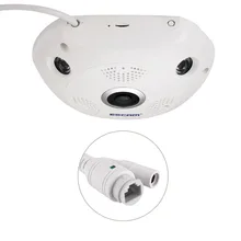 Escam 960P Security Cctv Camera Ip Wi-fi HD Fisheye Camera 360 Degree Infrared 1.3MP Poe Mini Wifi VR Surveillance IP Camera